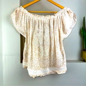 Hollister blouse top shirt embroidered NWOT size M